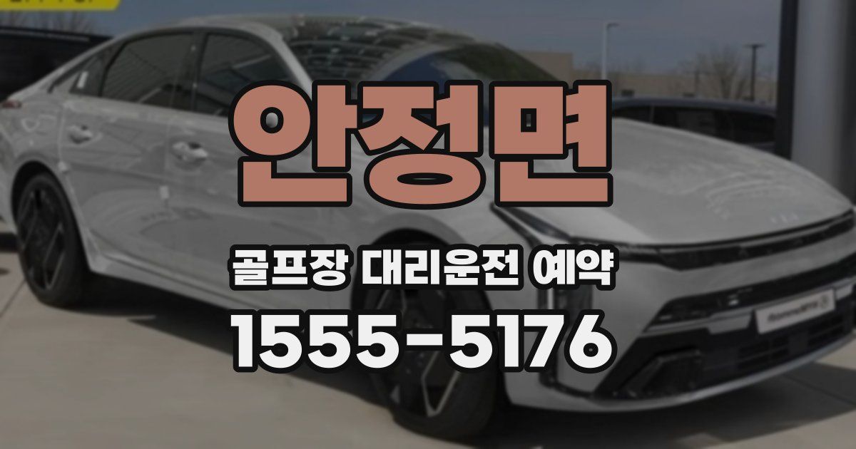 안정면 골프장 대리운전 예약