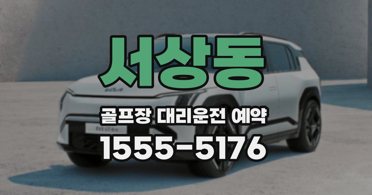 서상동 골프장 대리운전 예약