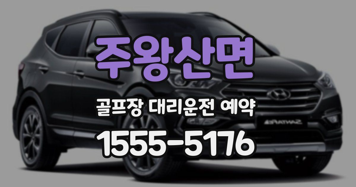 주왕산면 골프장 대리운전 예약