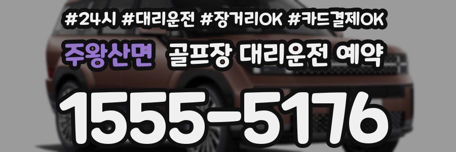 주왕산면 골프장 대리운전 예약