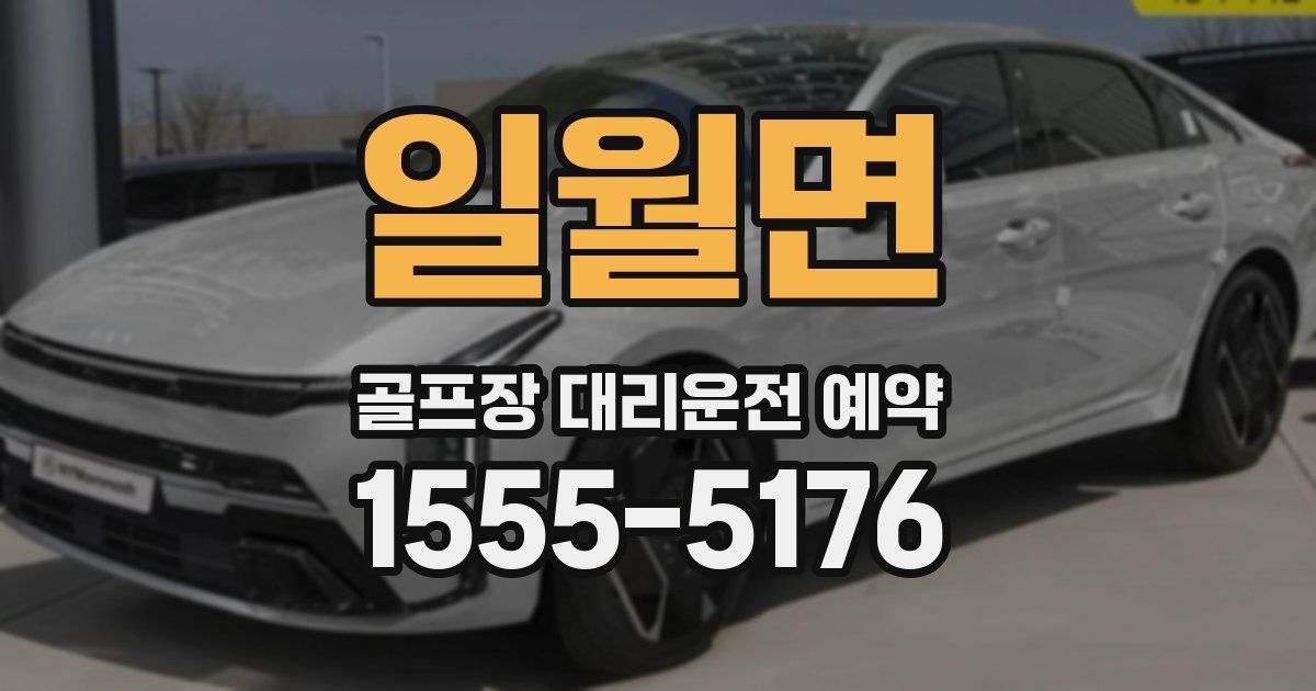 일월면 골프장 대리운전 예약
