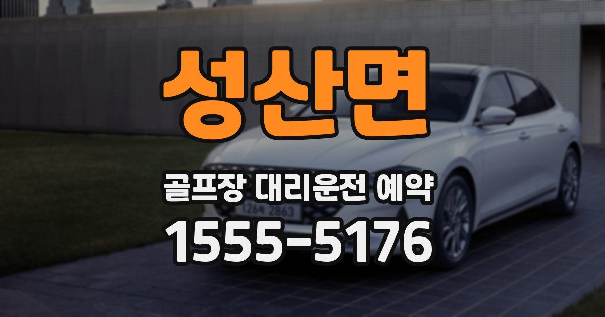 성산면 골프장 대리운전 예약