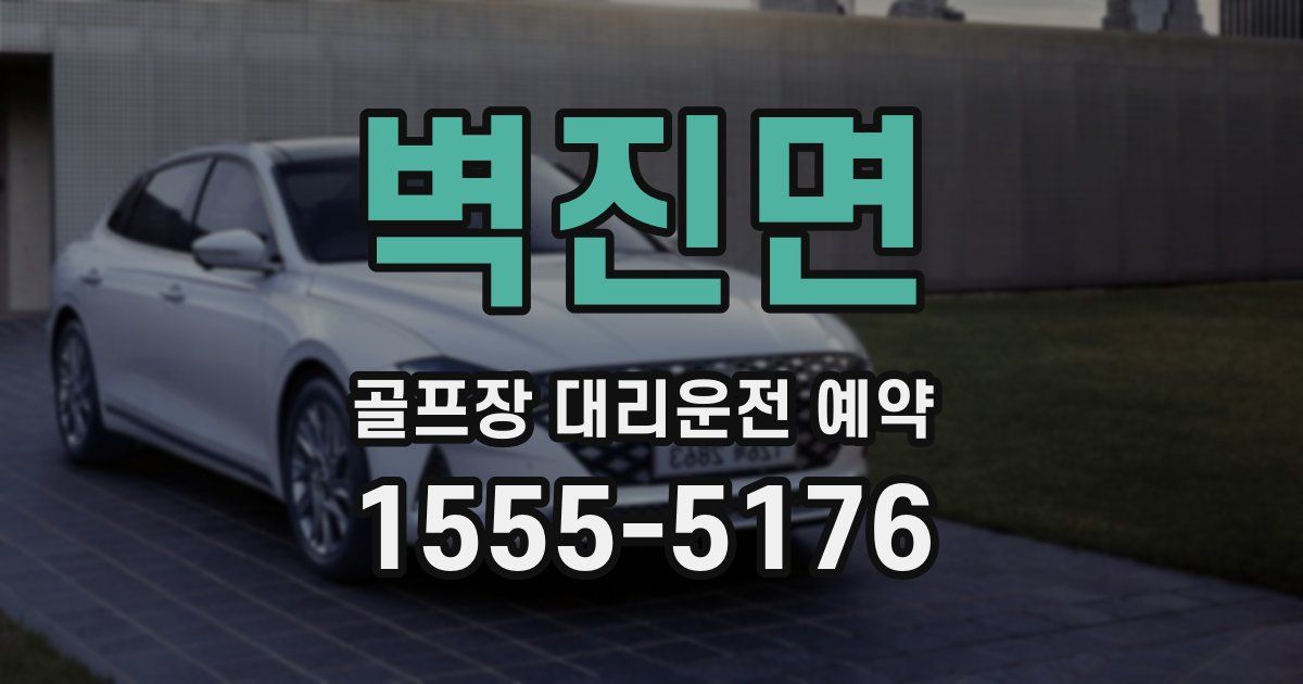 벽진면 골프장 대리운전 예약