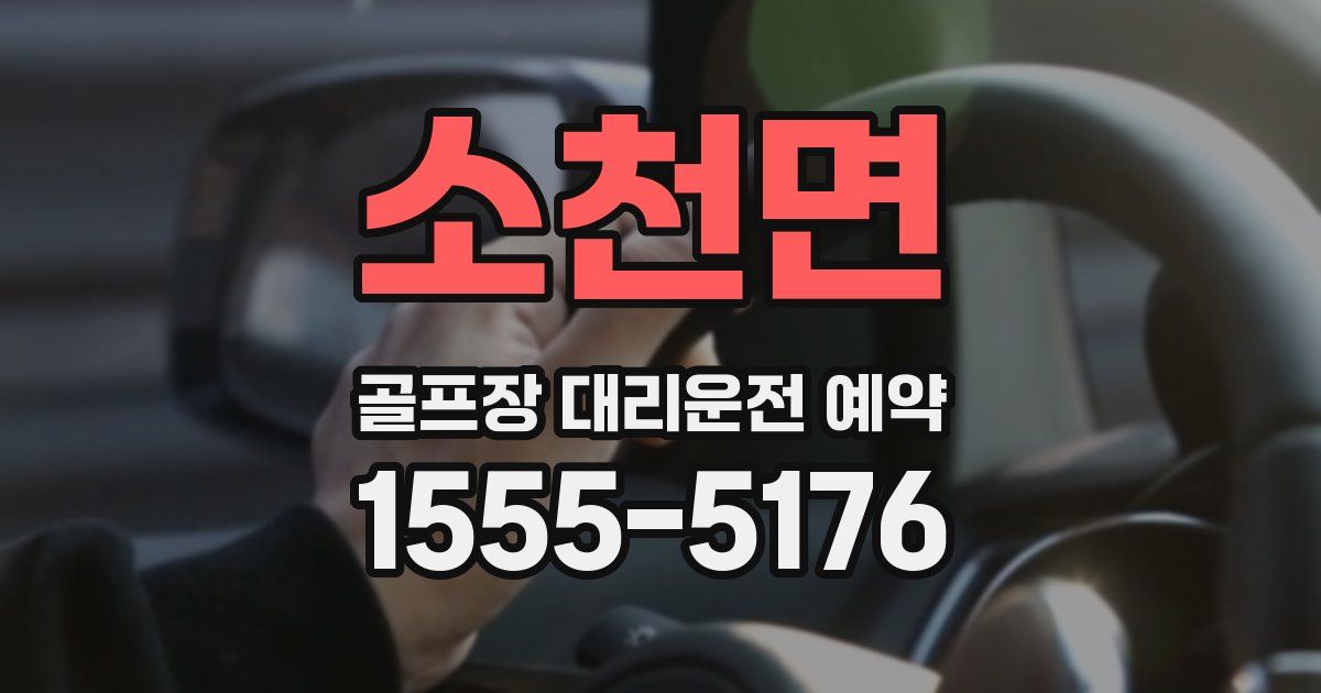 소천면 골프장 대리운전 예약