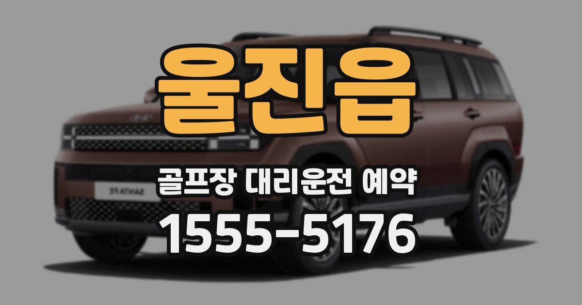 울진읍 골프장 대리운전 예약