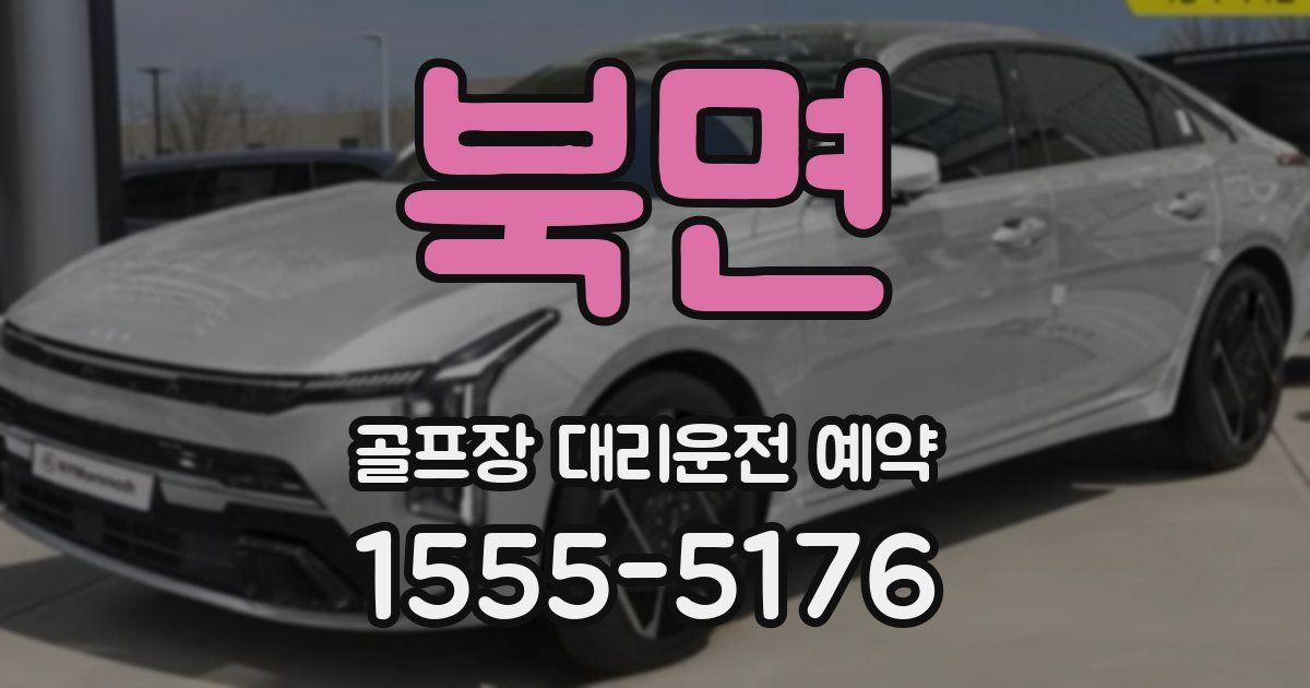 북면 골프장 대리운전 예약