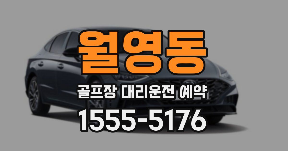 월영동 골프장 대리운전 예약