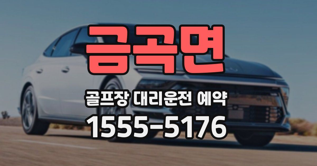 금곡면 골프장 대리운전 예약