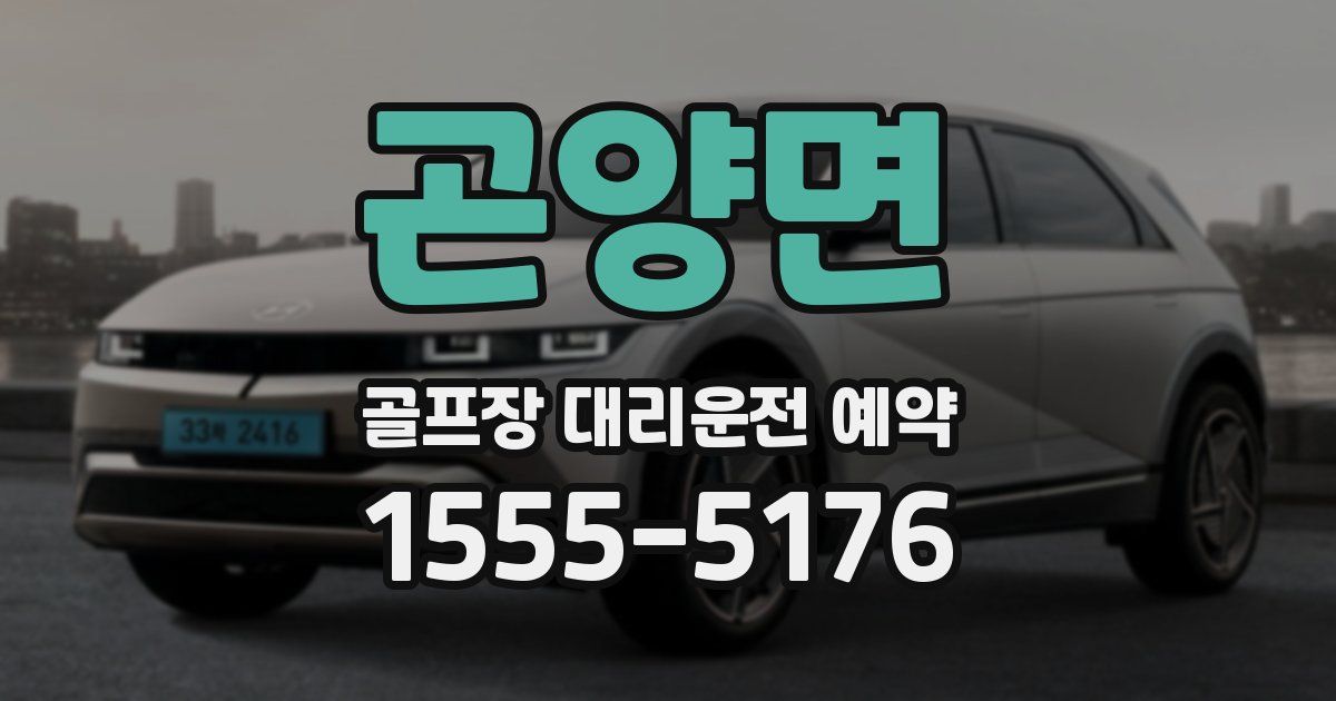 곤양면 골프장 대리운전 예약
