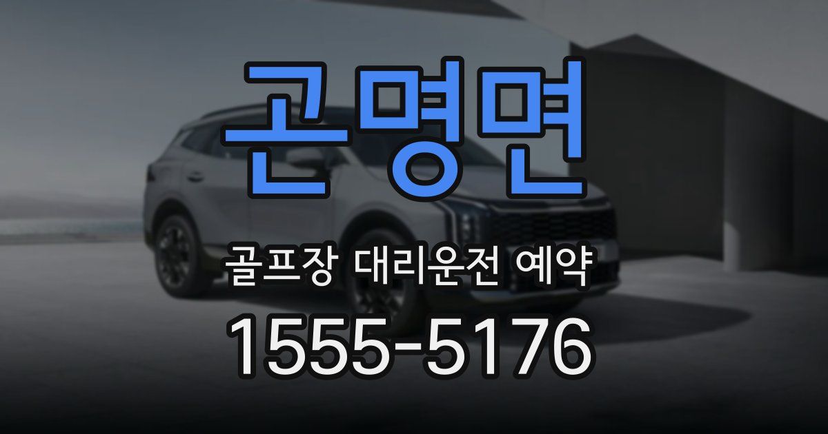 곤명면 골프장 대리운전 예약