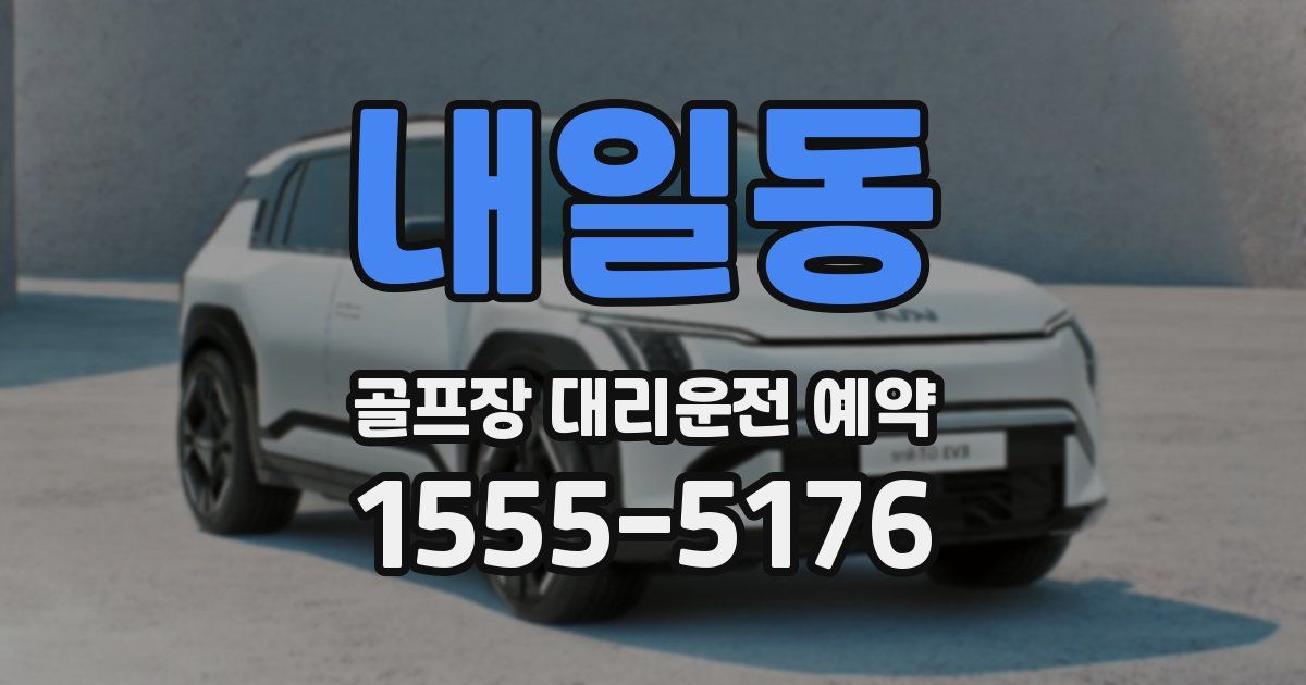 내일동 골프장 대리운전 예약