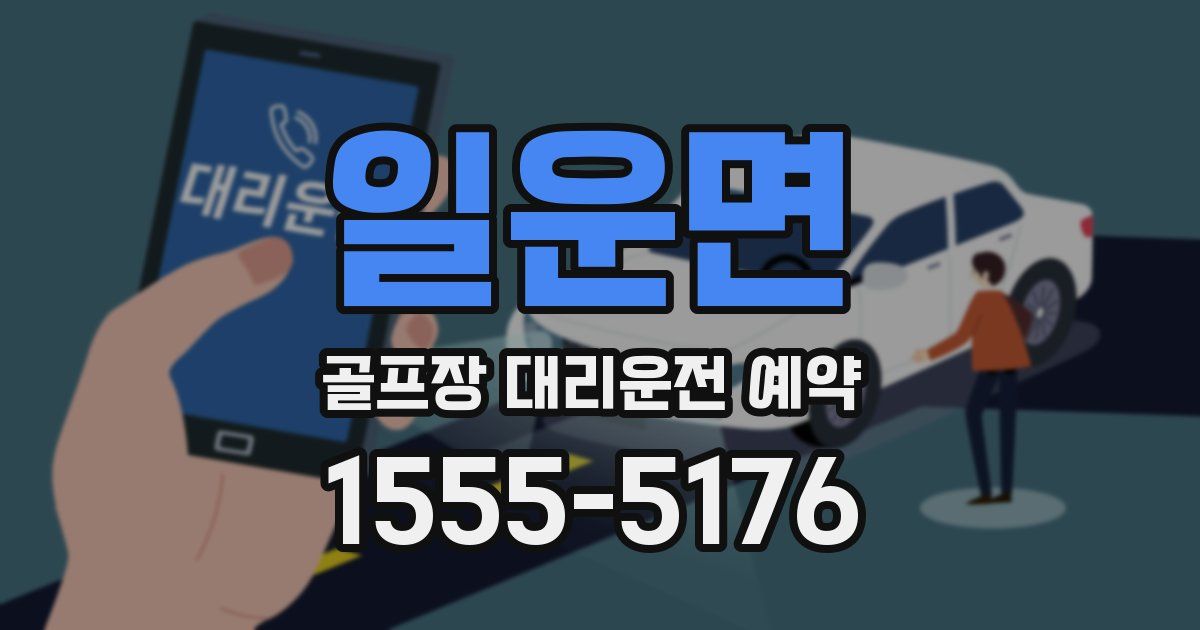 일운면 골프장 대리운전 예약