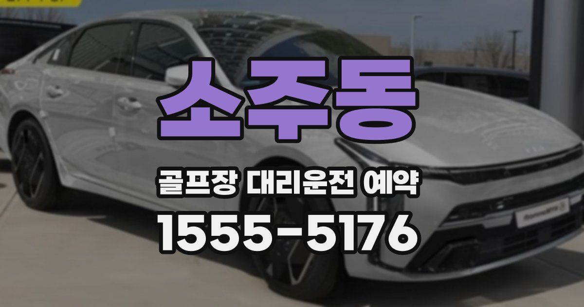 소주동 골프장 대리운전 예약