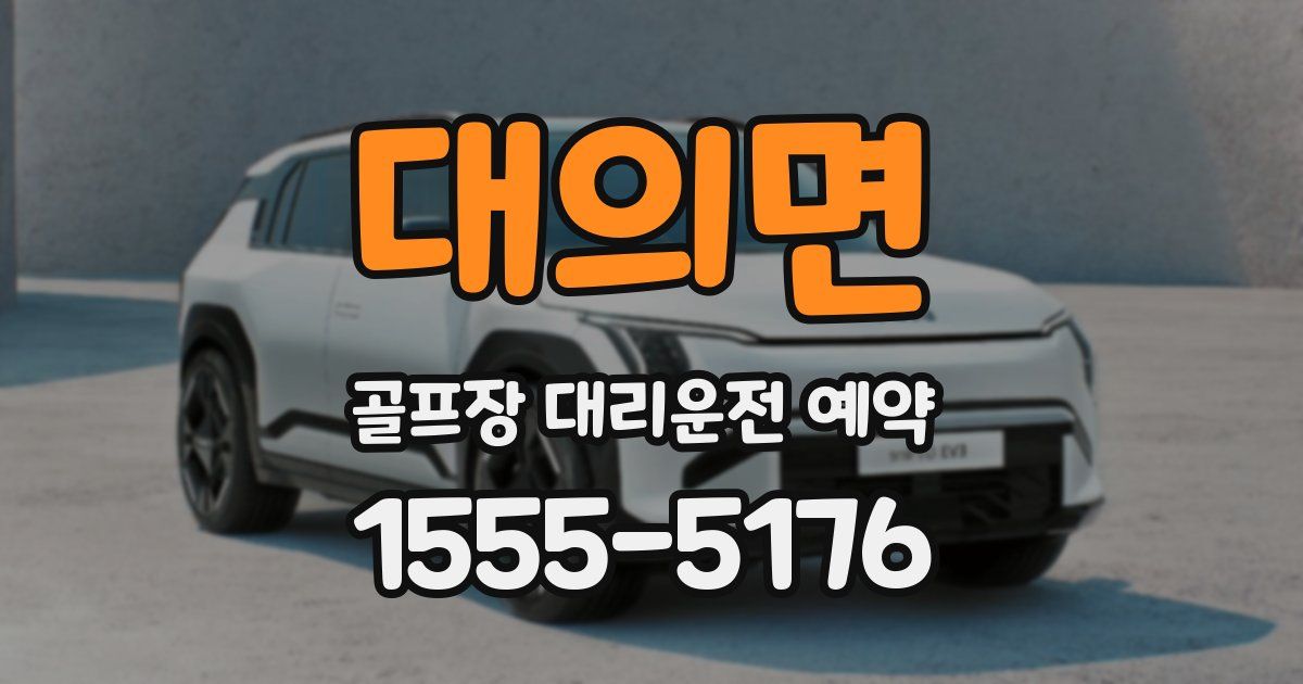 대의면 골프장 대리운전 예약