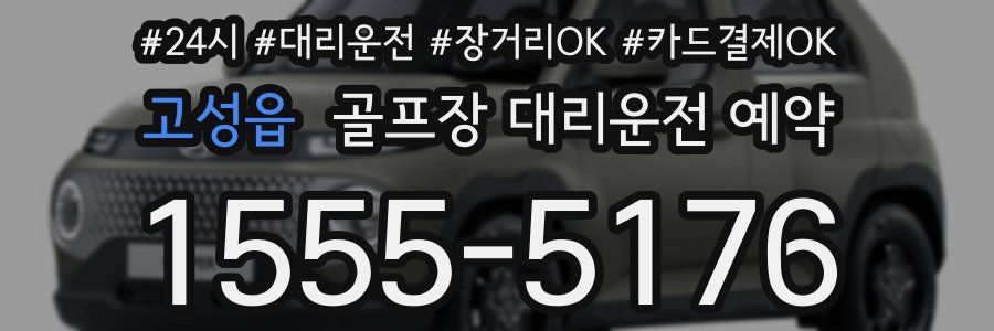 고성읍 골프장 대리운전 예약