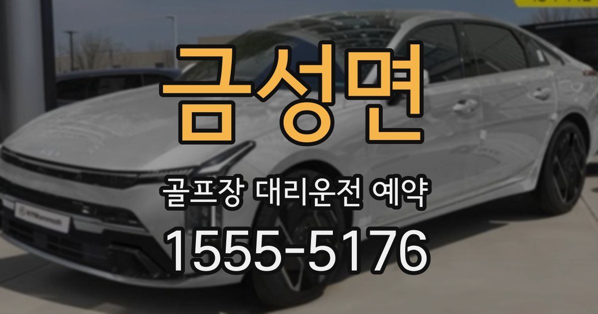 금성면 골프장 대리운전 예약