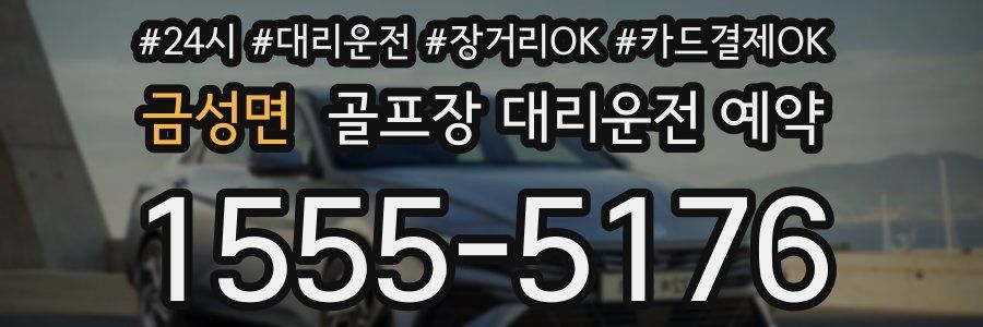 금성면 골프장 대리운전 예약