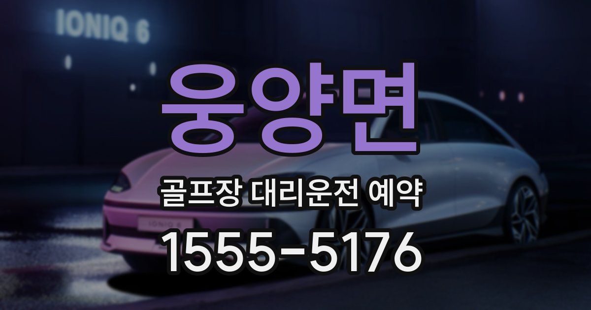 웅양면 골프장 대리운전 예약
