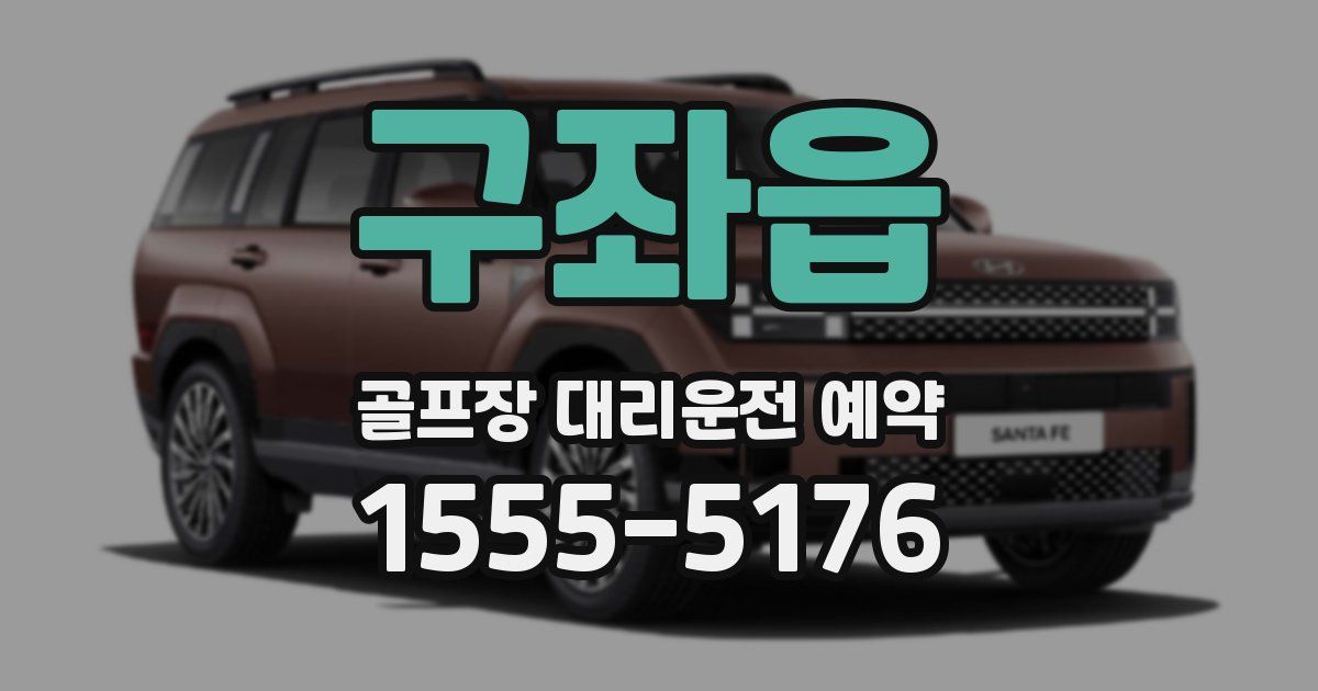 구좌읍 골프장 대리운전 예약