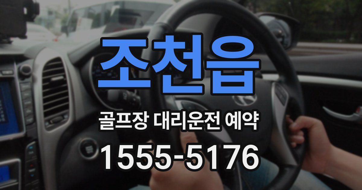 조천읍 골프장 대리운전 예약