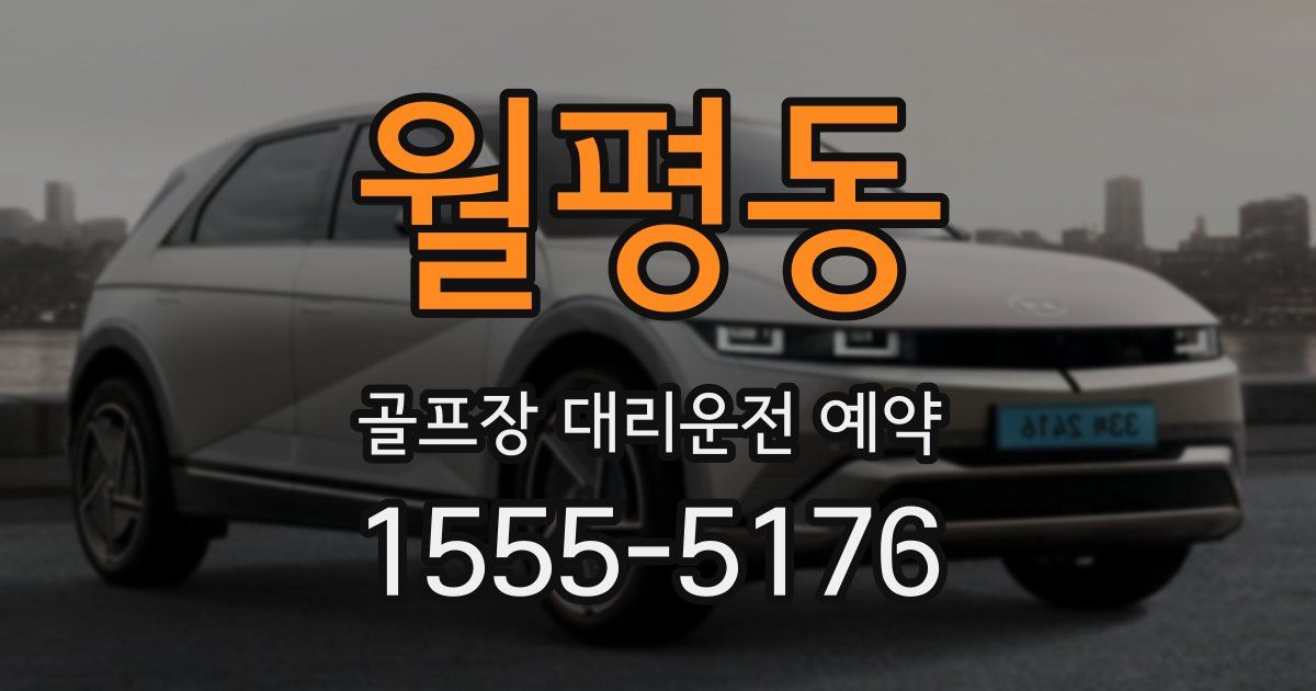 월평동 골프장 대리운전 예약