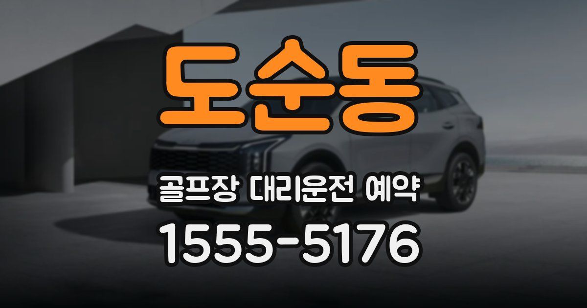 도순동 골프장 대리운전 예약