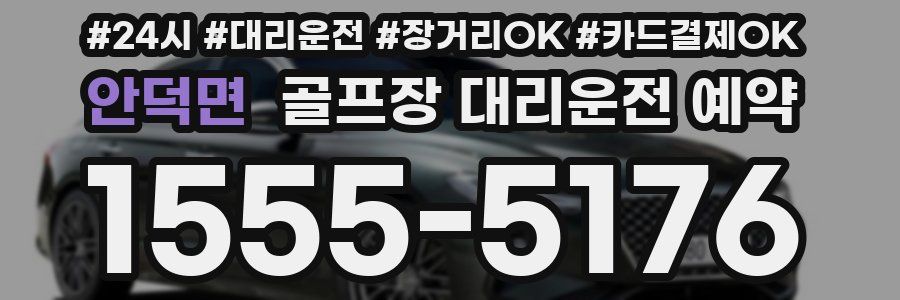 안덕면 골프장 대리운전 예약