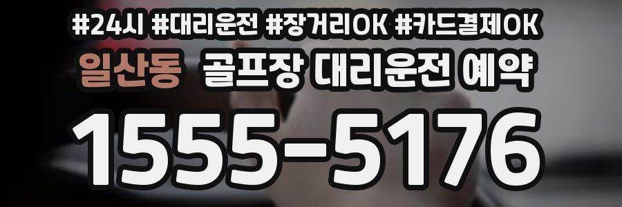 일산동 골프장 대리운전 예약