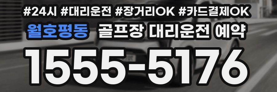 월호평동 골프장 대리운전 예약