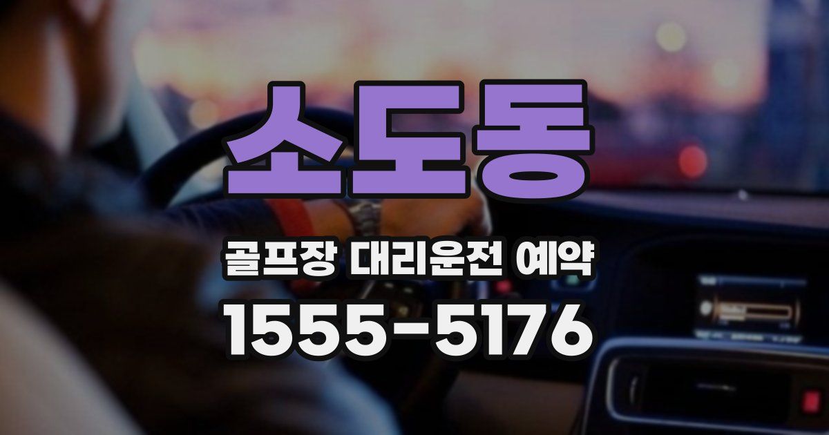 소도동 골프장 대리운전 예약