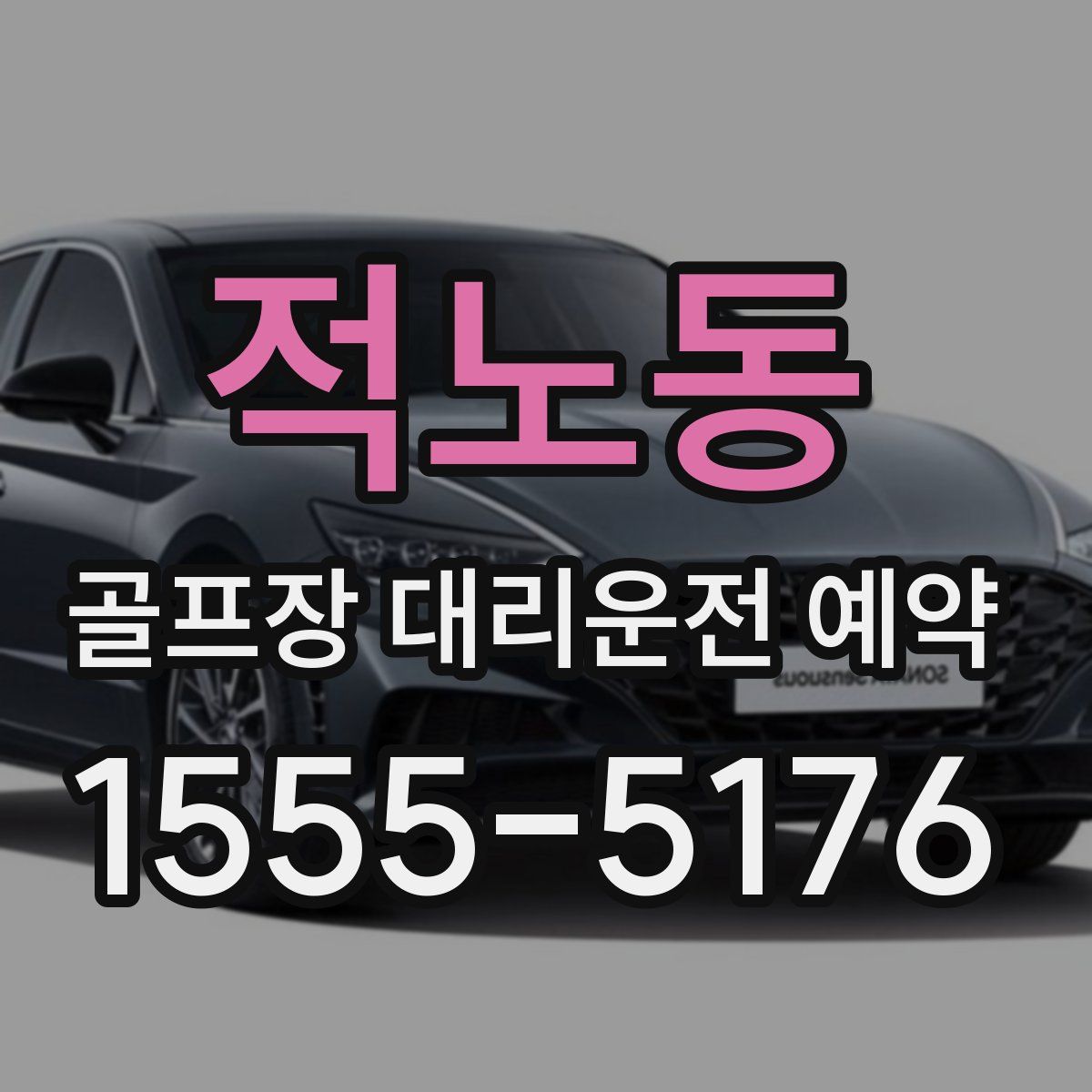 적노동 골프장 대리운전 예약