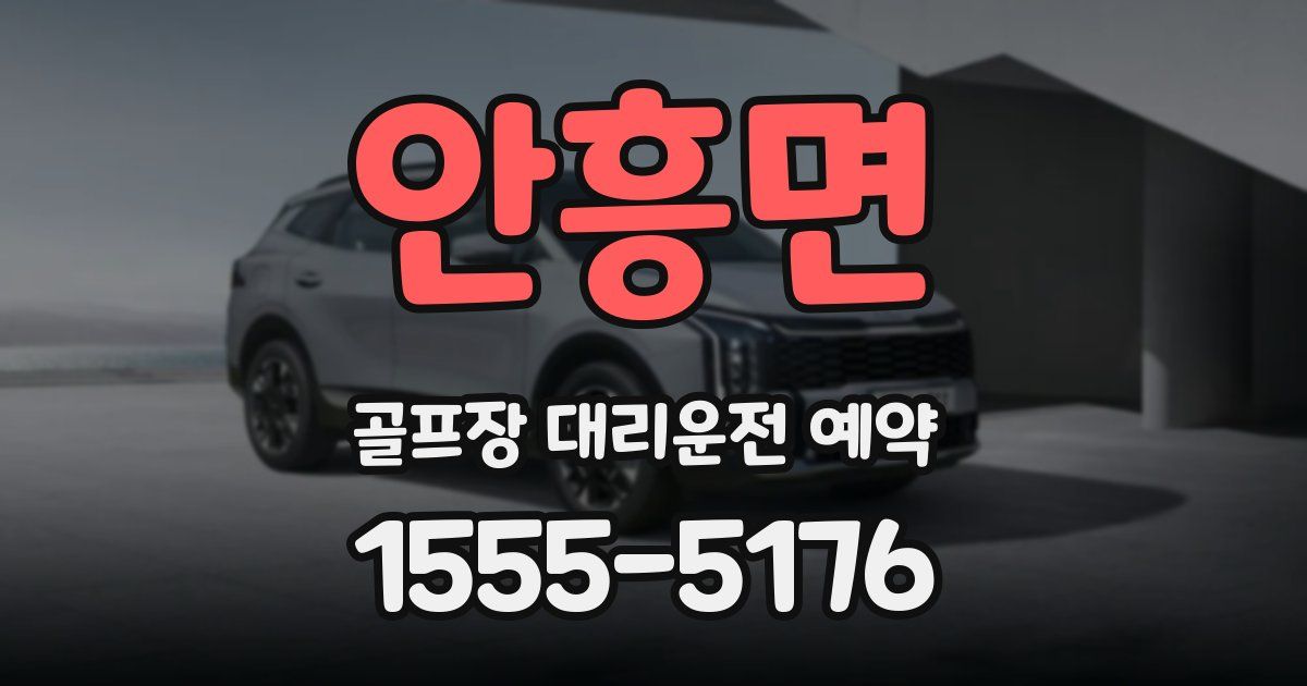 안흥면 골프장 대리운전 예약