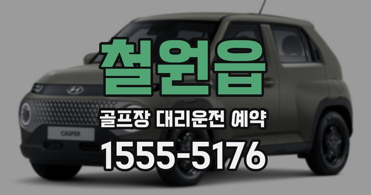 철원읍 골프장 대리운전 예약
