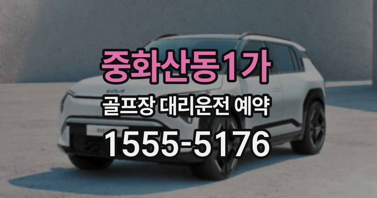중화산동1가 골프장 대리운전 예약