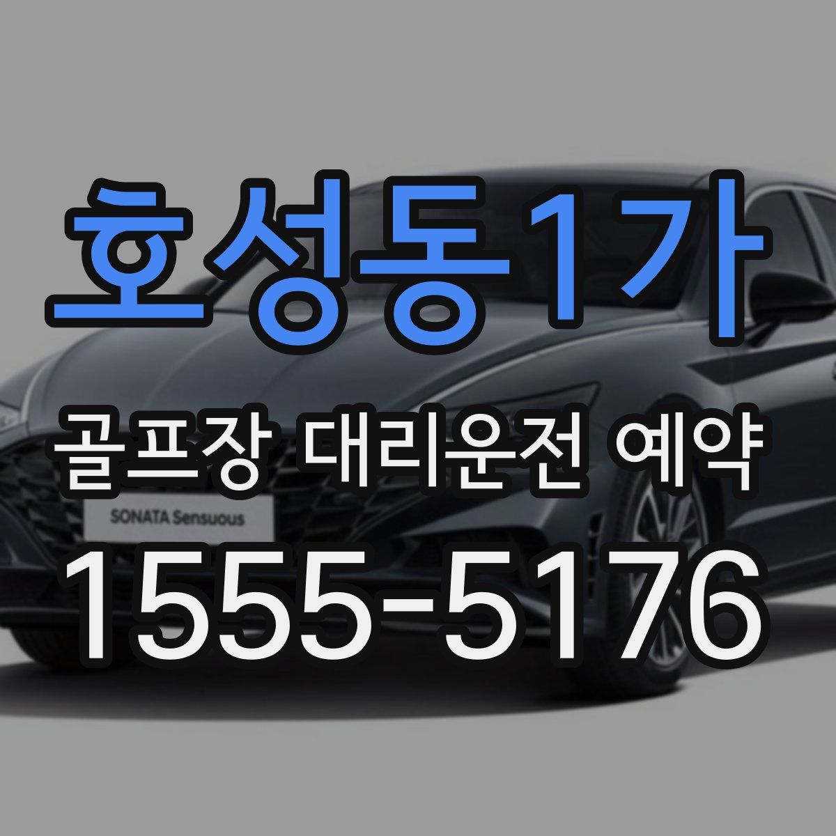 호성동1가 골프장 대리운전 예약