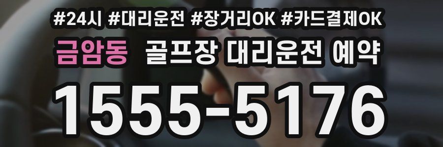 금암동 골프장 대리운전 예약