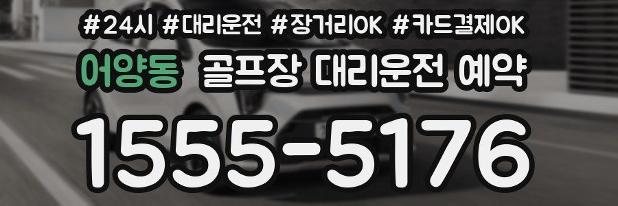 어양동 골프장 대리운전 예약