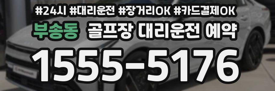 부송동 골프장 대리운전 예약