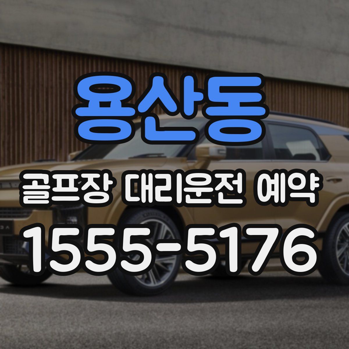 용산동 골프장 대리운전 예약