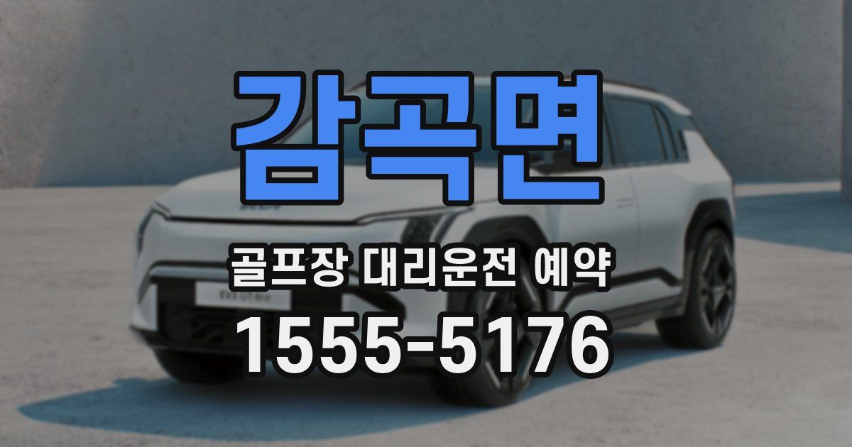 감곡면 골프장 대리운전 예약