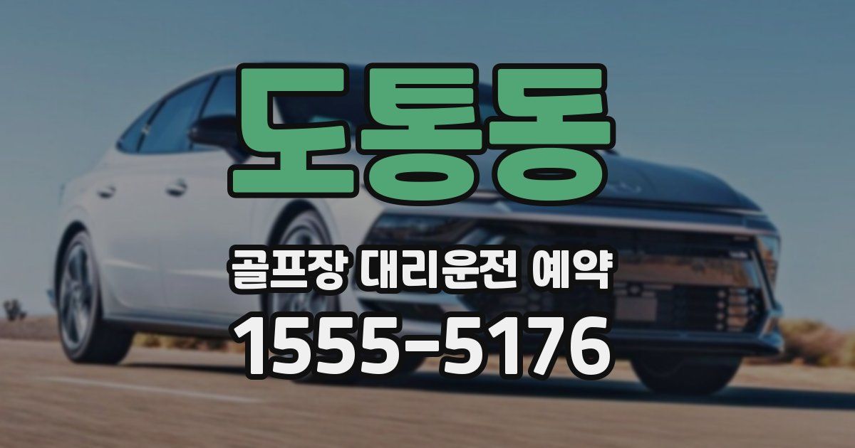 도통동 골프장 대리운전 예약