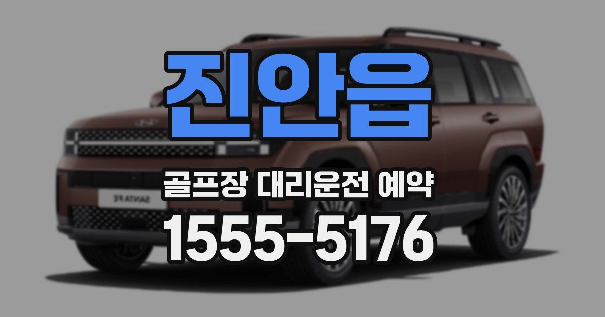 진안읍 골프장 대리운전 예약