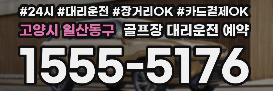 고양시 일산동구 골프장 대리운전 예약