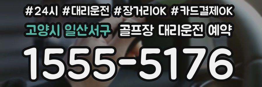 고양시 일산서구 골프장 대리운전 예약