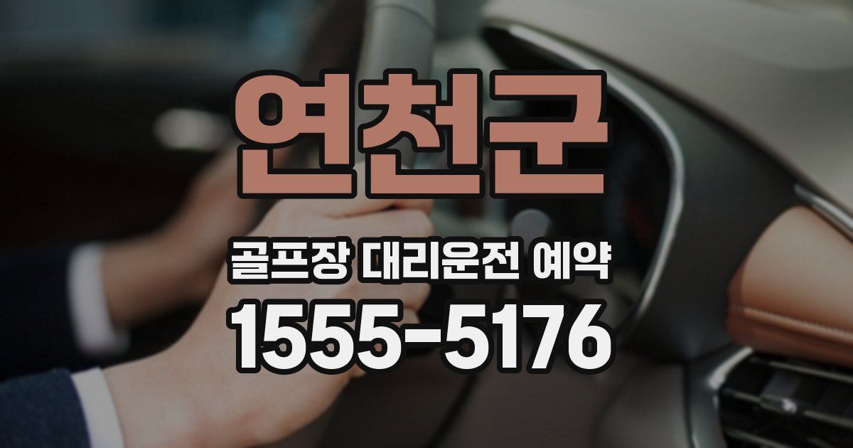 연천군 골프장 대리운전 예약