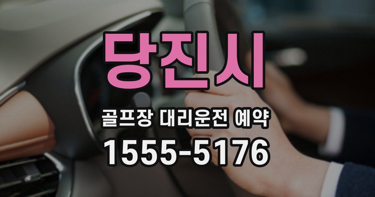 당진시 골프장 대리운전 예약