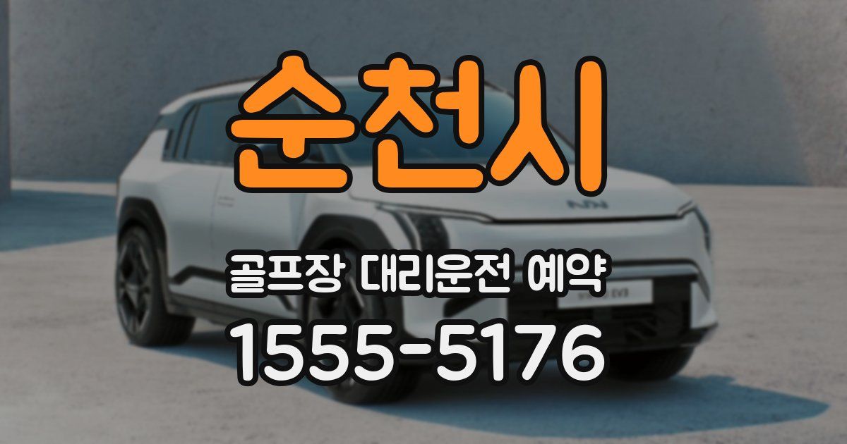 순천시 골프장 대리운전 예약