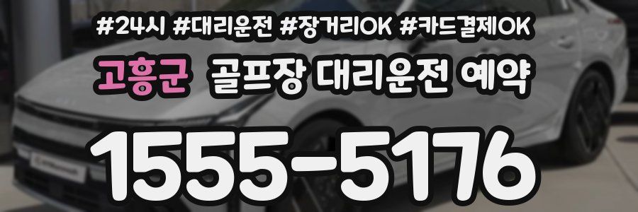 고흥군 골프장 대리운전 예약