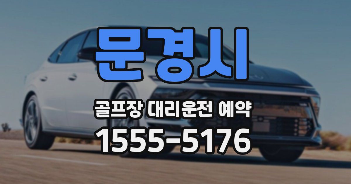 문경시 골프장 대리운전 예약
