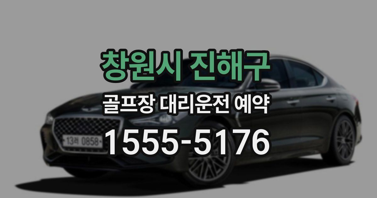 창원시 진해구 골프장 대리운전 예약